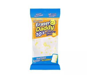 Scrub Daddy Eraser Daddy &ndash; magiczna gąbka melaminowa do usuwania plam