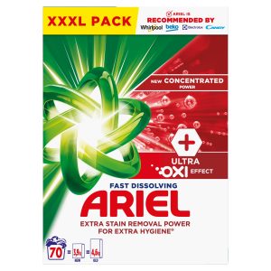 Ariel +Ultra Oxi Effect Fast Dissolving 3,85 kg
