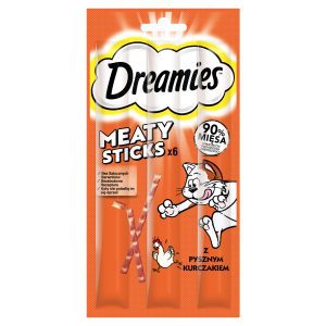 Dreamies Meaty Sticks Przysmak z kurczakiem dla kota op. 6x5g