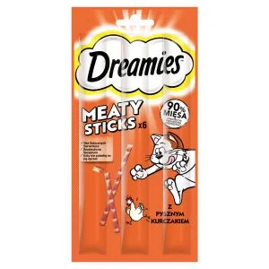Dreamies Meaty Sticks przysmak z kurczakiem dla kota