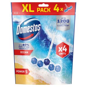 Domestos Power 5 Ocean Kostka WC XL 4x50g