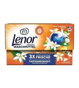 Lenor Universal Orangenblut Pfirsich Pods &ndash; Kapsułki do Prania, 19 szt.
