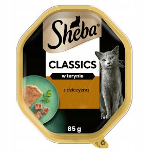 Sheba Classics Karma dla dorosłych kotów z dziczyzną 85 g