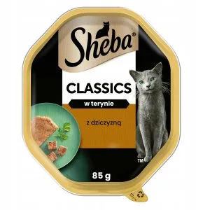 Sheba Classics Karma dla dorosłych kotów z dziczyzną 85 g