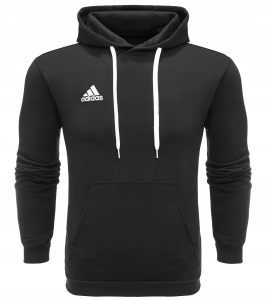 Adidas bluza męska z kapturem  czarna rozmiar XL