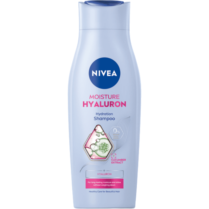 NIVEA Nivea Moisture Hyaluron Szampon nawilżający z kwasem hialuronowym 400 ml - Drogeria Internetowa DrogeriaCoco.pl