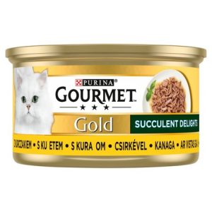 GOURMET Gold Karma dla kot&oacute;w z kurczakiem 85 g