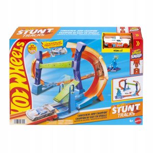 Hot Wheels Stunt Tracks Mistrzowski skok na pętli i autko