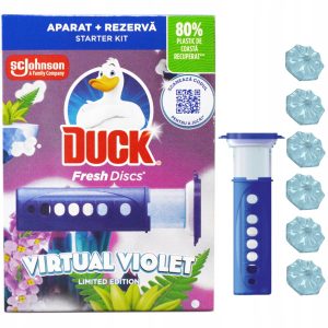 Duck Fresh Discs Żelowy Krążek do Toalety Virtual Violet