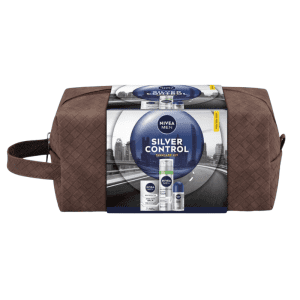 Nivea Men Silver Control Zestaw kosmetyk&oacute;w męskich w kosmetyczce