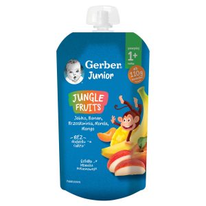 Gerber Junior Jungle Fruits deserek owocowy 110g