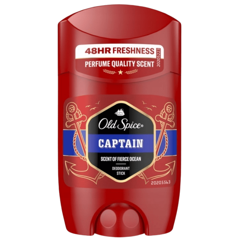 Old Spice Old Spice Captain 48H Dezodorant Sztyft Męski 50ML - Drogeria Internetowa DrogeriaCoco.pl — Składniki i ocena