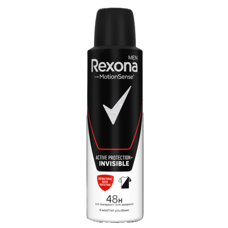 Rexona MEN Rexona Men Active Protection+ Invisible 48H Antyperspirant spray 150ml - Drogeria Internetowa DrogeriaCoco.pl — Składniki i ocena