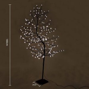 CCLIFE CushHom Drzewko świetlne LED 180 cm, 240 diod LED, chłodna biel