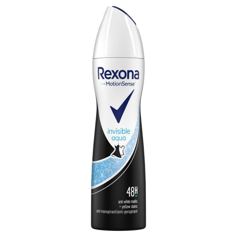 Rexona Rexona Invisible Aqua Antyperspirant Spray Damski 150ML - Drogeria Internetowa DrogeriaCoco.pl — Składniki i ocena
