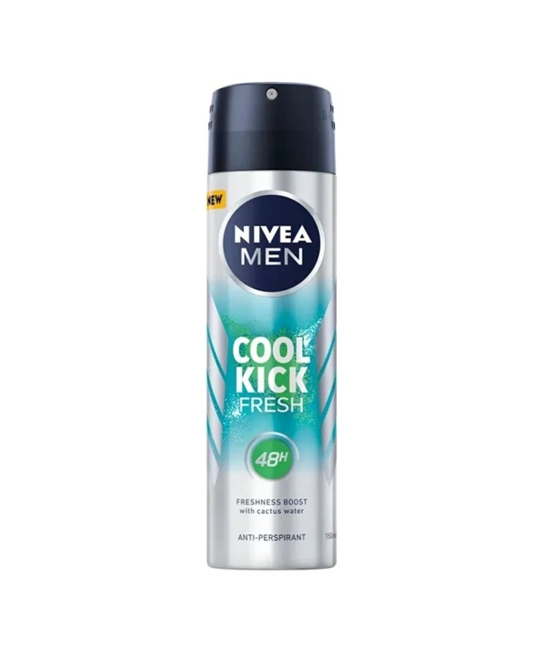 NIVEA NIVEA Men Cool Kick Fresh Antyperspirant w sprayu 150 ml - Drogeria Internetowa DrogeriaCoco.pl — Inhaltsstoffe i ocena