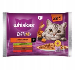 WHISKAS TASTY MIX mokra karma dla kota Wiejskie Smaki