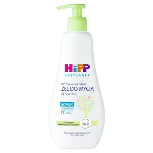 HiPP Babysanft Sensitive Żel do mycia ciała i włos&oacute;w 400 ml