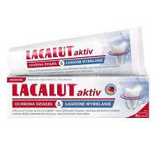 Lacalut Lacalut Aktiv Pasta do zębów ochrona dziąseł i delikatne wybielanie 75 ml - Drogeria Internetowa DrogeriaCoco.pl