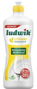 LUDWIK Płyn do mycia naczyń Cytryna 900 g