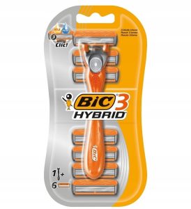 BiC 3 Hybrid maszynka do golenia z 6 wkładami