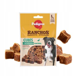 Pedigree Ranchos Cubes z kaczką 70 g