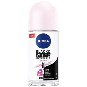 Nivea Invisible Black&White antyperspirant w kulce 48H Clear