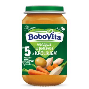 BOBOVITA Warzywa w potrawce z kr&oacute;likiem po 5 miesiącu