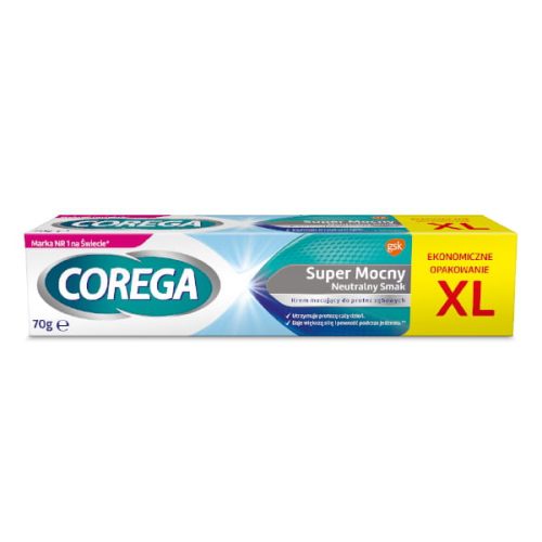 Corega Corega Super mocny krem mocujący do protez zębowych neutralny smak 70g - Drogeria Internetowa DrogeriaCoco.pl — Inhaltsstoffe i ocena