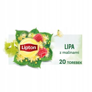 Herbatka ziołowa lipa z malinami Lipton 20 torebek