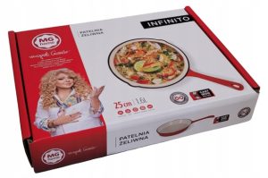 patelnia żeliwna 25 cm MG Home do kuchni