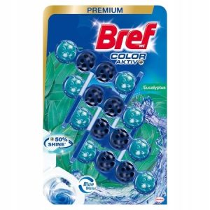 Bref Color Aktiv Zawieszka do WC Eukaliptus 4 sztuki