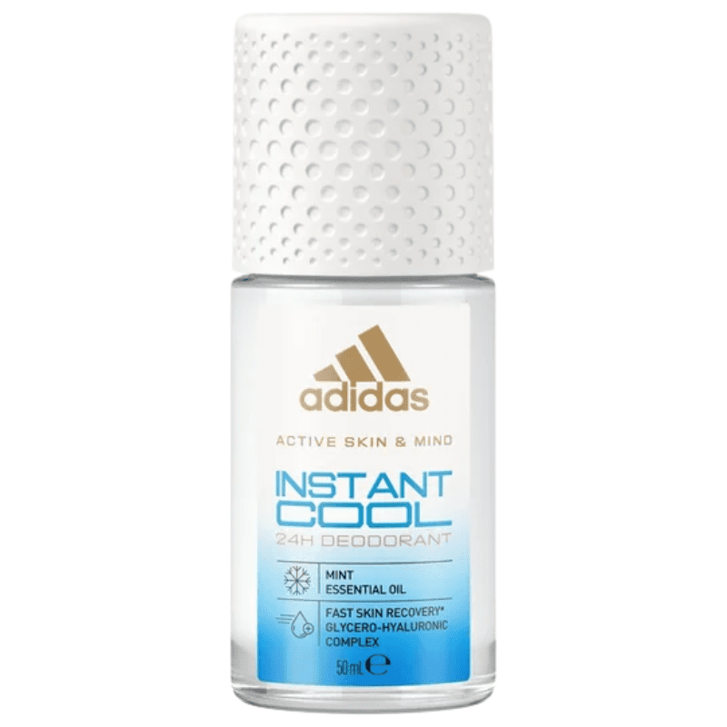 Adidas Active Skin & Mind Instant Cool 24H Dezodorant Roll-On Damski 50ml
