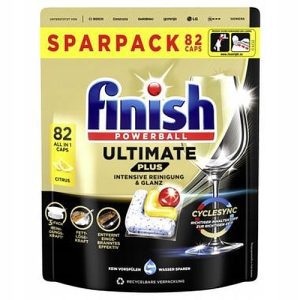 Finish Powerball Ultimate Plus Citrus kapsułki do zmywarki