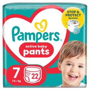 Pampers Pants Pieluchomajtki rozmiar 7 &ndash; 22 sztuki