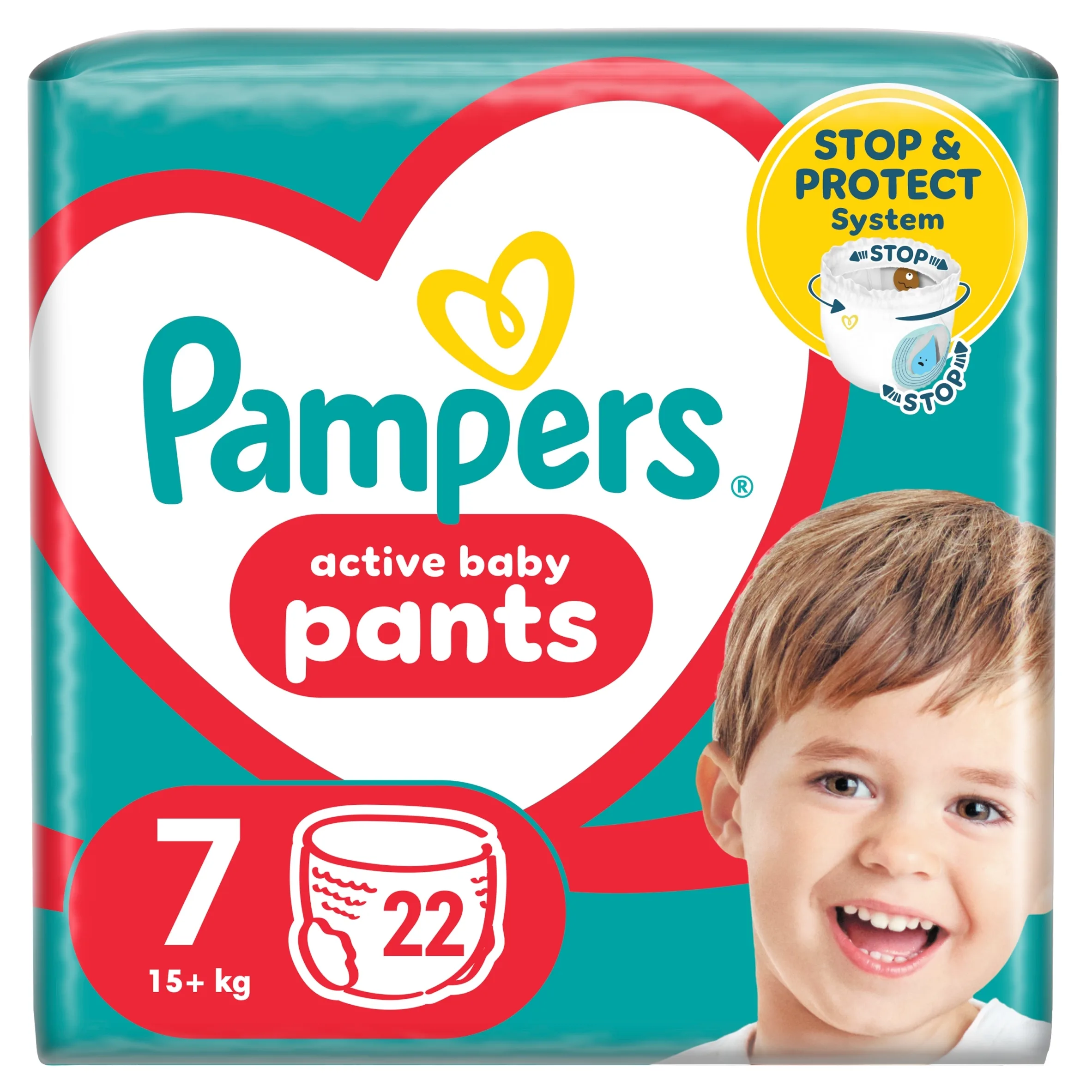 Pampers Pants Pieluchomajtki rozmiar 7 22 szt.