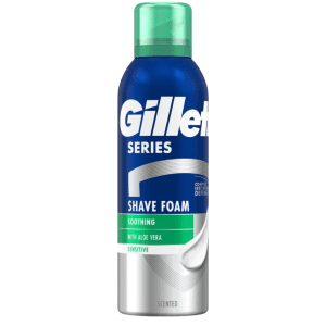 Gillette Series łagodząca pianka do golenia z aloesem 200 ml