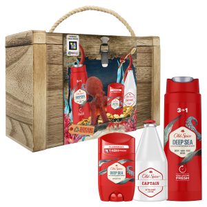 Old Spice Zestaw Skrzynka &ndash; Sztyft+Żel+Woda po goleniu