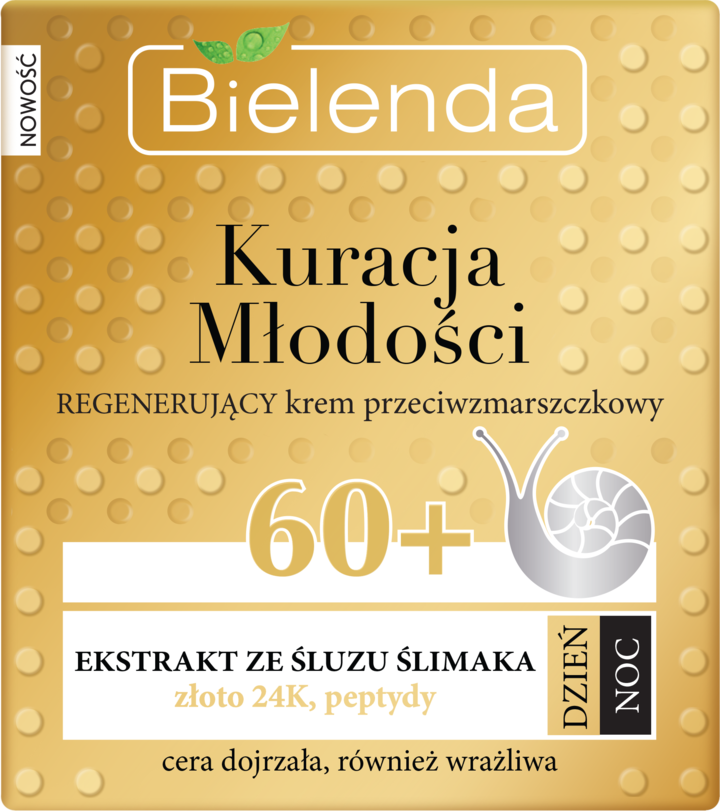 Bielenda Bielenda Kuracja Młodości Krem do twarzy przeciwzmarszczkowy , 60+ dzień/noc 50ml - Drogeria Internetowa DrogeriaCoco.pl