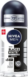 NIVEA MEN Black & White Original Antyperspirant roll-on 50 ml