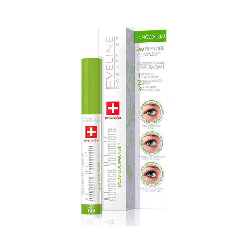 EVELINE Eveline Advance Volumiere 3w1 Odżywka-Serum do rzęs 10ml - Drogeria Internetowa DrogeriaCoco.pl