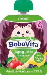 BoboVita Pierwsza łyżeczka Jabłka, mango i banany po 4. m-cu 125g
