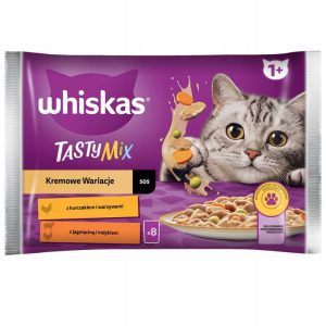 WHISKAS TASTY MIX mokra karma dla kota 8 saszetek