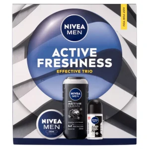 NIVEA MEN Active Freshness Effective Trio Zestaw kosmetyk&oacute;w