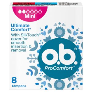 O.B. ProComfort Mini Tampony 8 sztuk do skąpego krwawienia