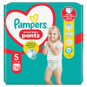 Pampers Pants Pieluchomajtki rozmiar 5 (11-17 kg)  &ndash; 28 sztuk