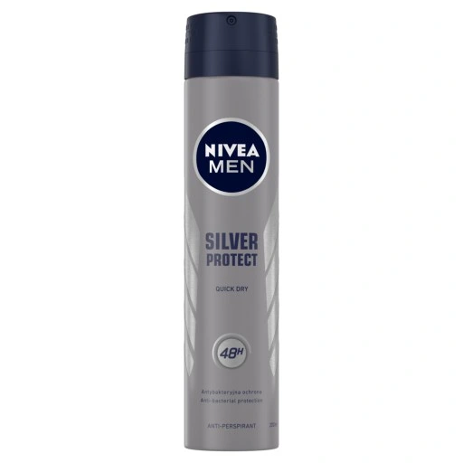 NIVEA MEN Nivea MEN Silver Protect Antyperspirant w sprayu 200ml - Drogeria Internetowa DrogeriaCoco.pl — Inhaltsstoffe i ocena