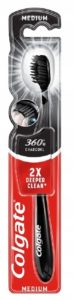 Colgate Black 360&deg; Medium Szczoteczka do zęb&oacute;w medium