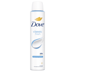 Dove CLASSIC FRESH Antyperspirant damski 200ml świeżość