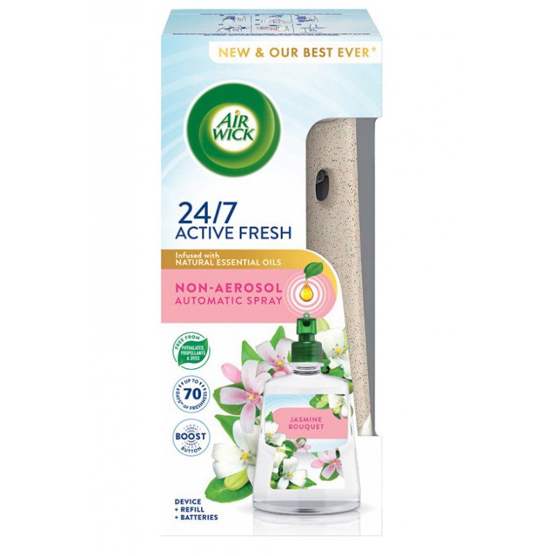 Air Wick 24/7 Active Fresh Jasmine Bouquet Zestaw Automatycznego Odświeżacza 228ml